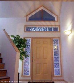 Glass Block providing Security and Beauty to Front Door