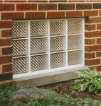 Eastern Glass Block Basement Window Flood&nbsp;Resistant