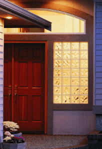 Glass Block Foyer
