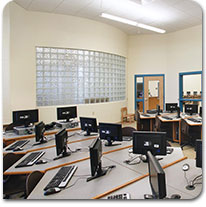 Glass Block in schools