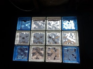 Mixed Color Glass Block Window