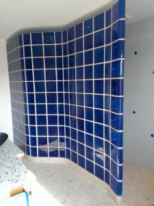 Glass Block Shower