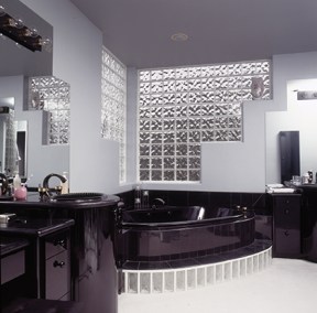 Glass Block Shower Window