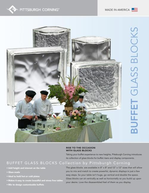 Buffet Glass Block